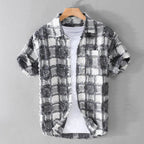 Men's Plaid Short Sleeve Shirt