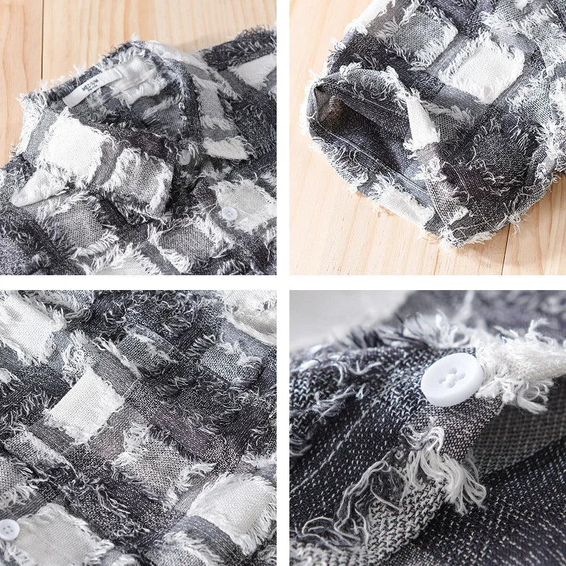 Men's Plaid Short Sleeve Shirt