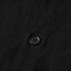 Men's Camp Collar Button-Up Shirt with Straight Hem