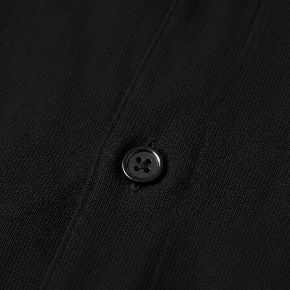 Men's Camp Collar Button-Up Shirt with Straight Hem