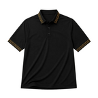 Men's Geometric Trim Polo Shirt