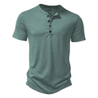 Men's Short Sleeve Henley Shirt