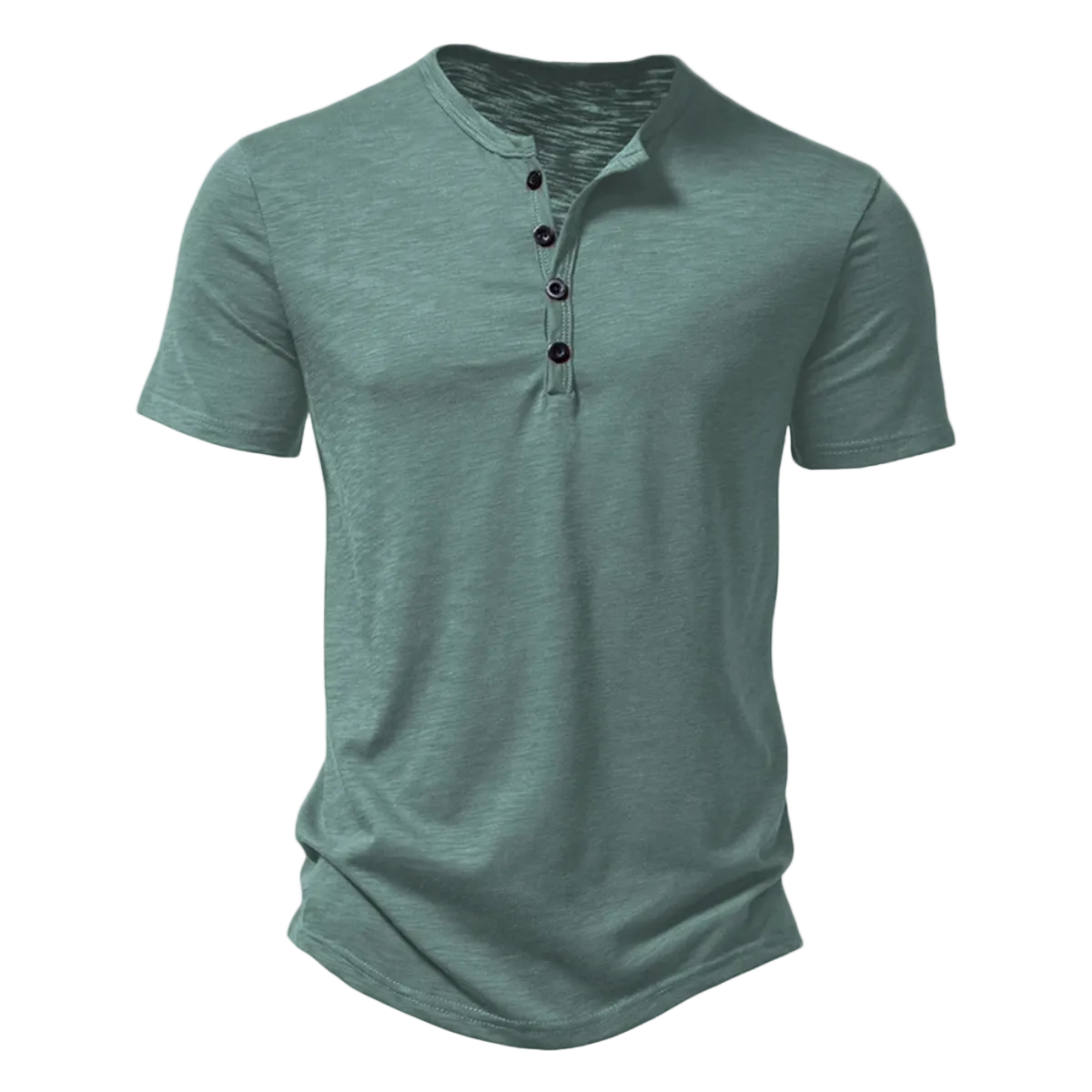 Men's Short Sleeve Henley Shirt
