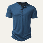 Men's Short Sleeve Henley Shirt