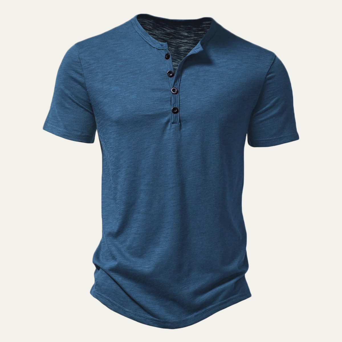 Men's Short Sleeve Henley Shirt