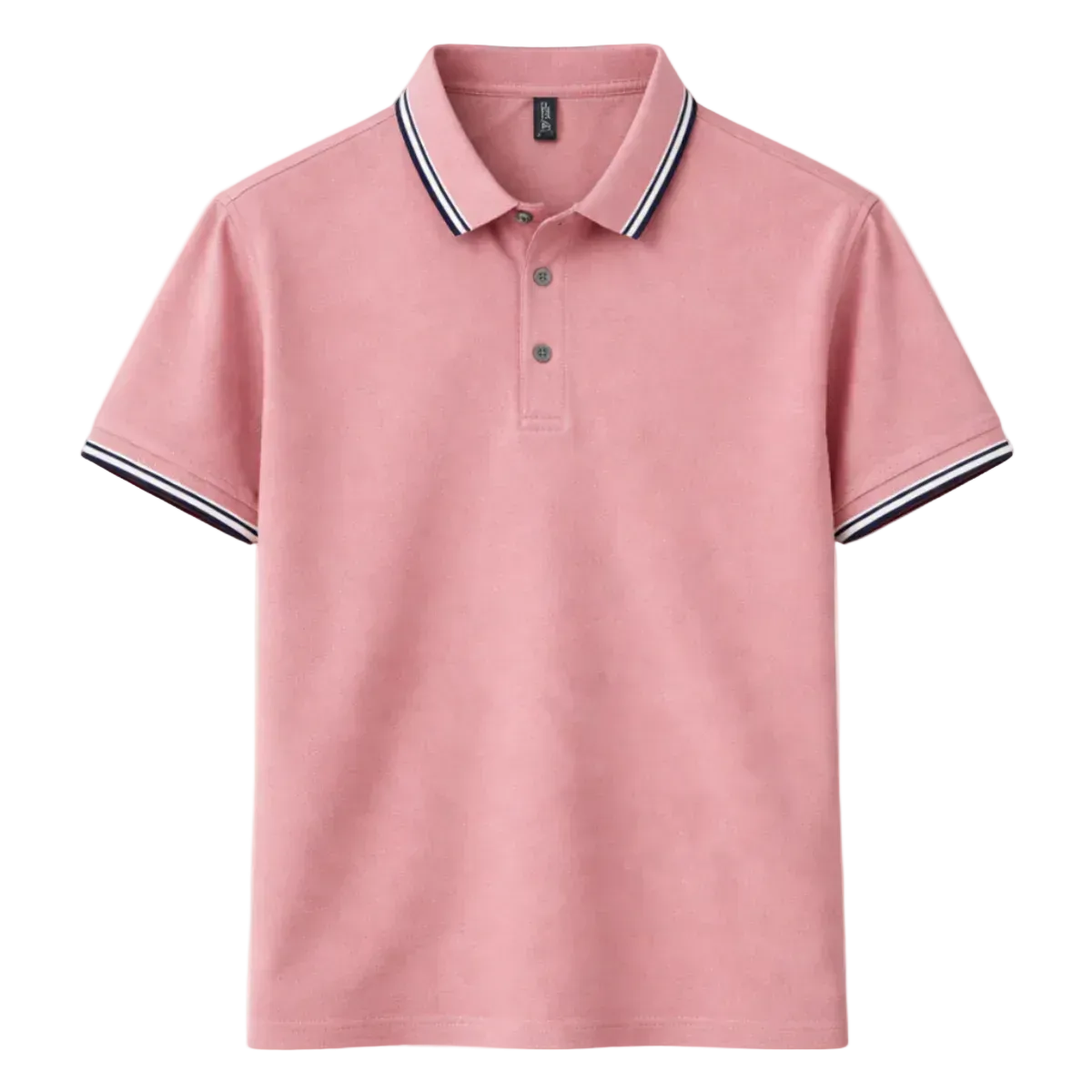 Men's Tipped Collar Polo Shirt