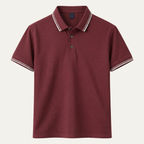 Men's Tipped Collar Polo Shirt