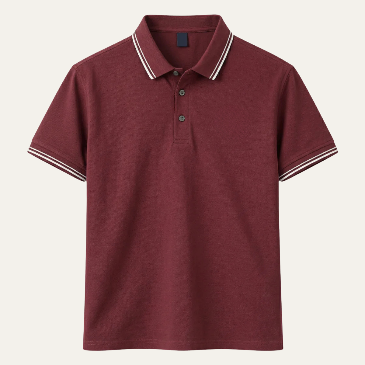 Men's Tipped Collar Polo Shirt
