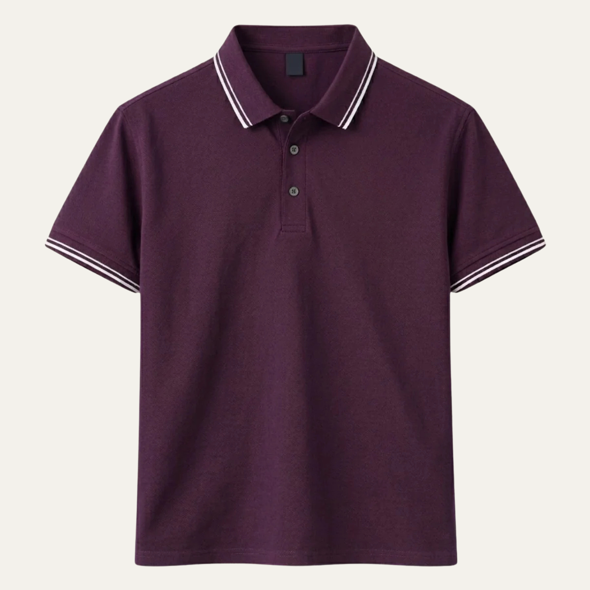 Men's Tipped Collar Polo Shirt
