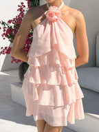 Women's Halter Neck Mini Dress