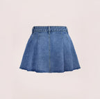 Women's High-Waisted Pleated Mini Skirt