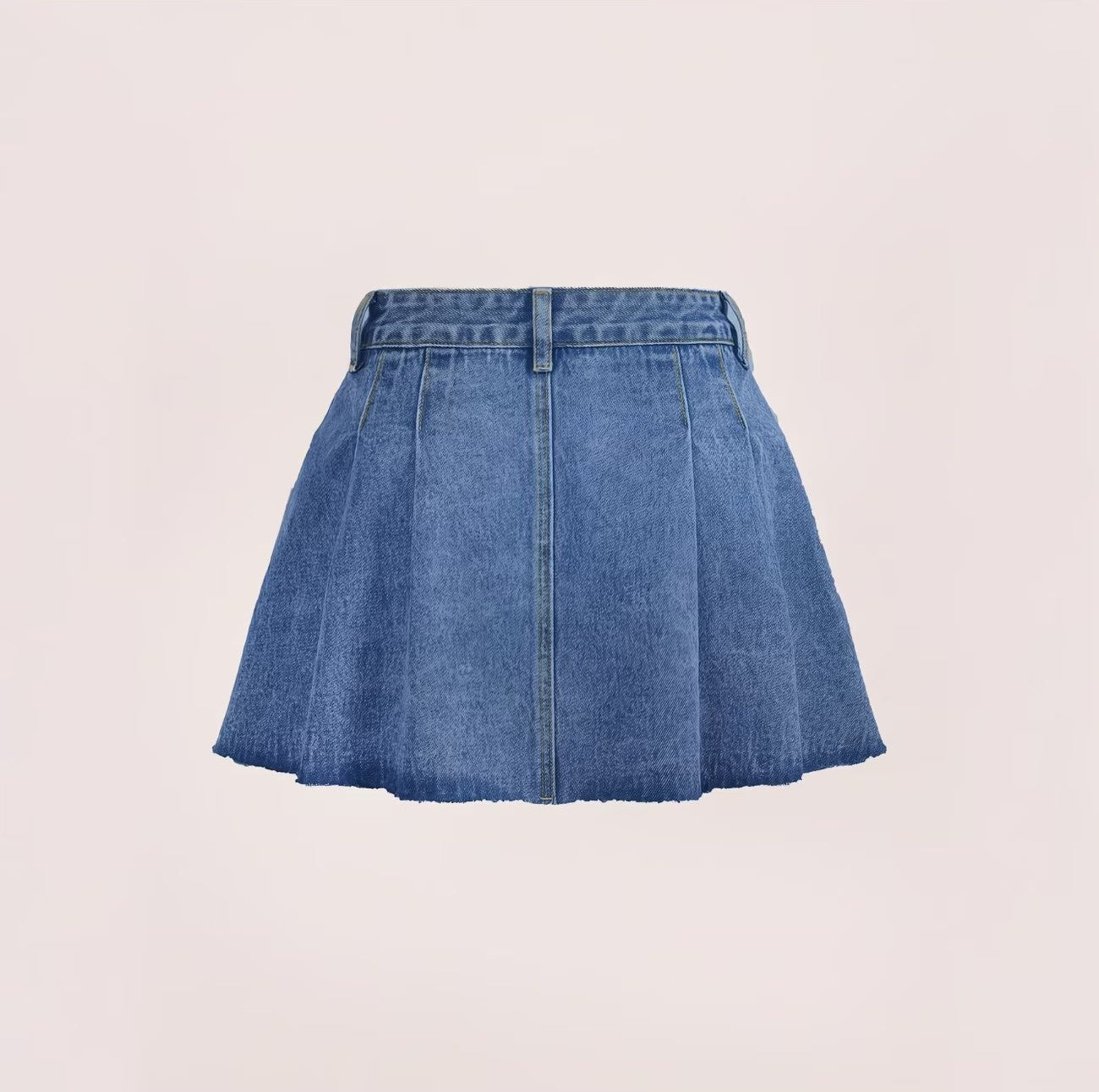 Women's High-Waisted Pleated Mini Skirt