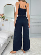 Women's Two-Piece Set with Textured Surface